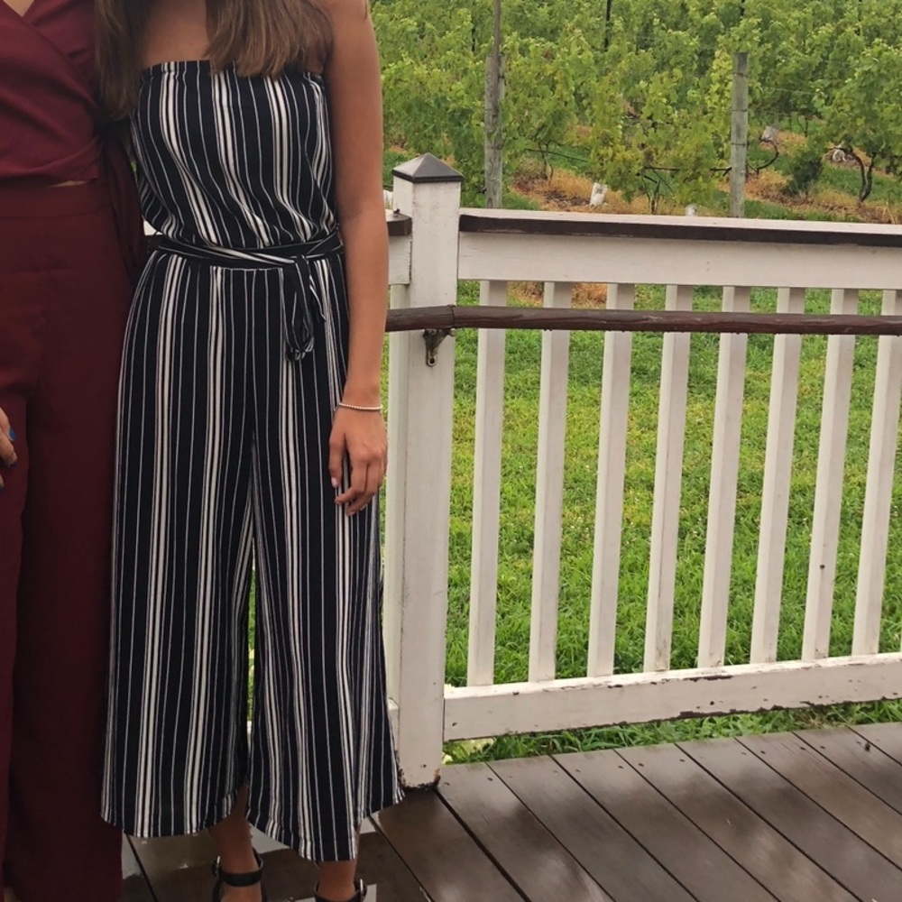 Strapless jumpsuit